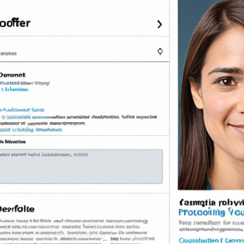 Home 8 A LinkedIn profile showcasing career development with networking opportunities, featuring industry experts and online courses.